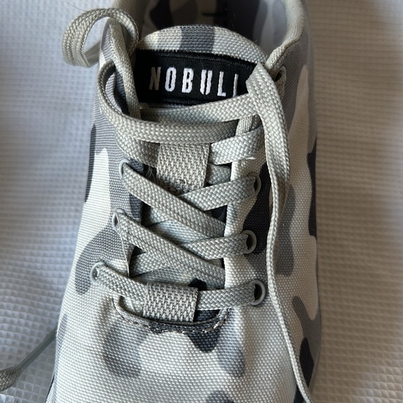 Nobull Arctic Grey Camo Canvas Women's 7.5 Men’s 4 Trainers Shoes - Picture 10 of 11